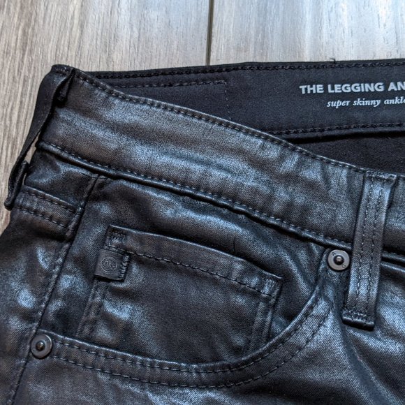 EUC Women (26R) - AG Skinny Leatherette - Picture 6 of 10